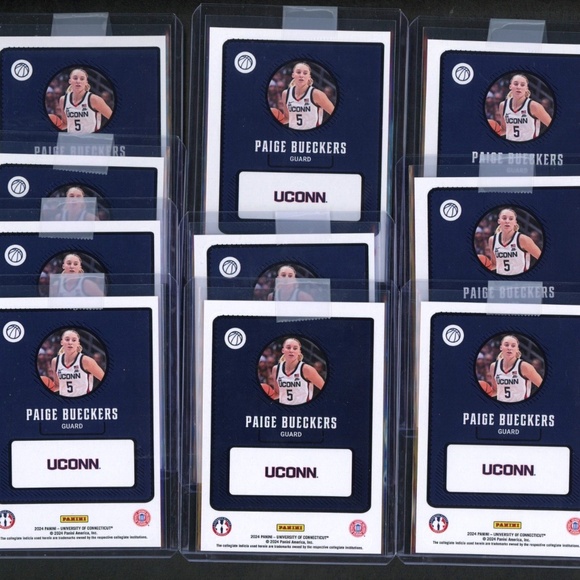 (Lot of 10) Paige Bueckers 2024-25 Panini NIL UConn Women's Basketball Card #30 - Picture 2 of 2